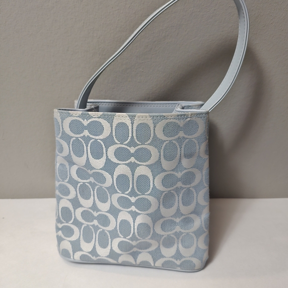 Coach Light Blue Mini Bag - Picture 6 of 11